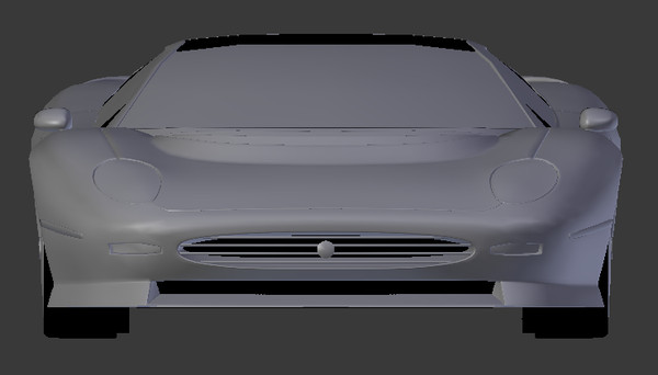 3d model xj 220 - Jaguar XJ 220 Low-Poly by Oscar Johansson